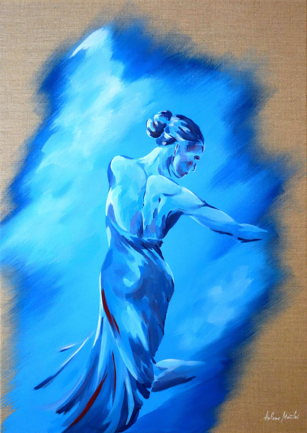 "In the blue light II" Helene Mantei