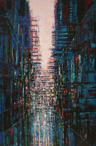 Intersection No. 2 par David Tycho, Peinture en vente sur Singulart