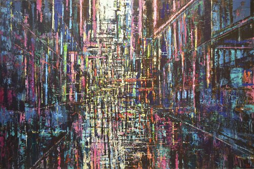 Downtown No. 2 par David Tycho, Peinture en vente sur Singulart
