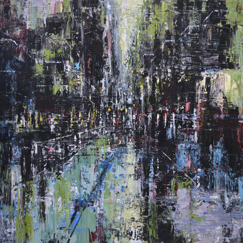 Urban Allegory No. 4 par David Tycho, Peinture en vente sur Singulart