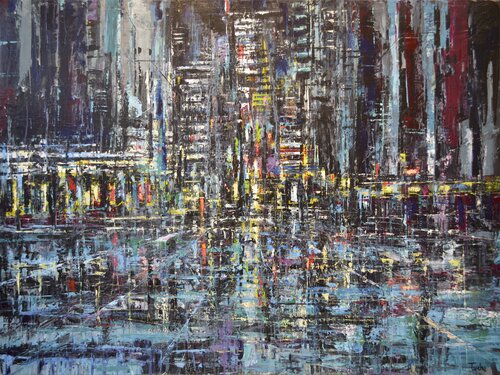 Urban Allegory No. 8 par David Tycho, Peinture en vente sur Singulart