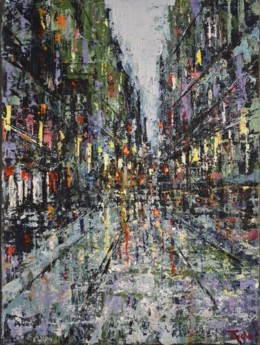 Allure of the Street par David Tycho, Peinture en vente sur Singulart