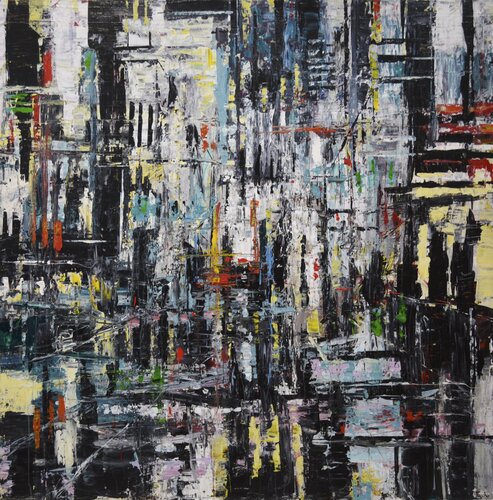 Urban Allegory No. 11 par David Tycho, Peinture en vente sur Singulart