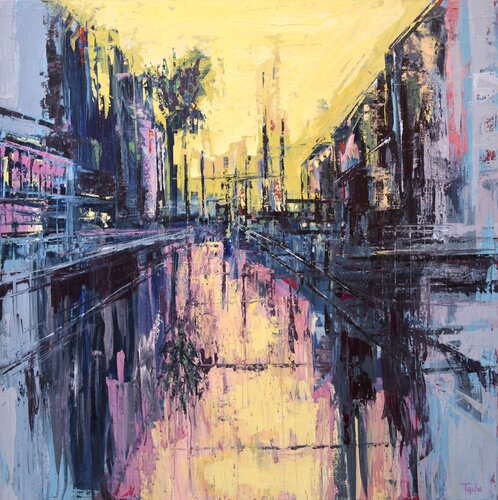 Industrial Eden No. 2 par David Tycho, Peinture en vente sur Singulart