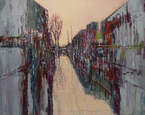 Industrial Eden No. 4 par David Tycho, Peinture en vente sur Singulart