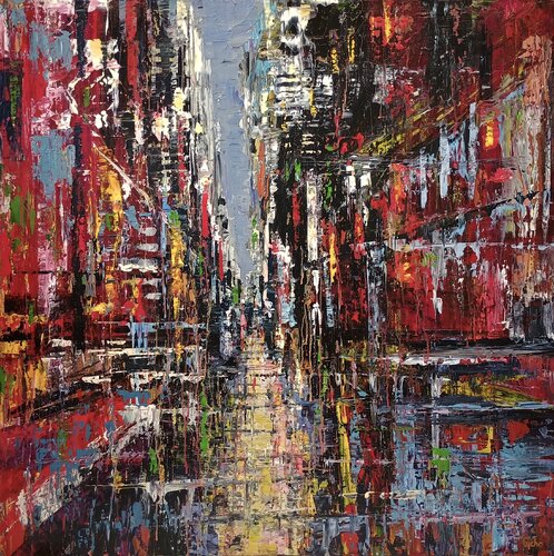 Primal City No. 2 von David Tycho, Malerei kaufen auf Singulart