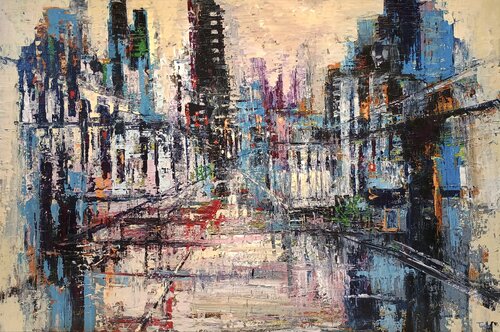 Primal City No. 3 von David Tycho, Malerei kaufen auf Singulart