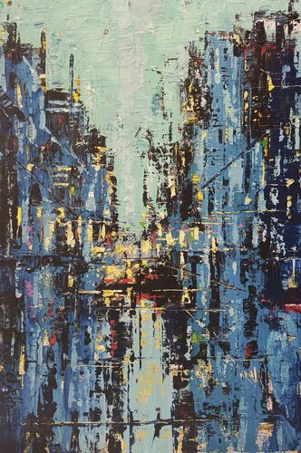 Primal City No. 5 von David Tycho, Malerei kaufen auf Singulart