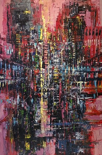 Primal City No. 7 von David Tycho, Malerei kaufen auf Singulart