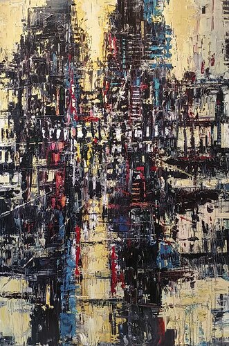 Primal City No. 9 van David Tycho, Schilderij te koop op Singulart