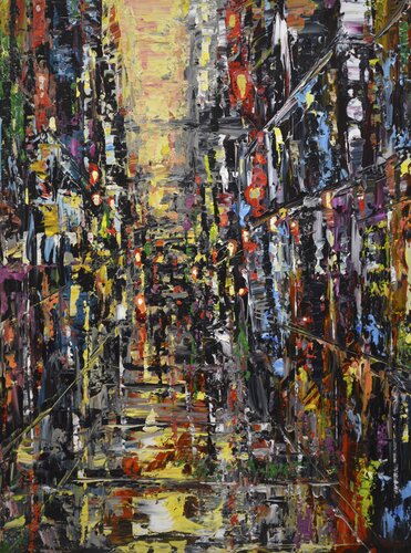 Ukiyo (the transient world) No. 2 by David Tycho, Painting for Sale on Singulart