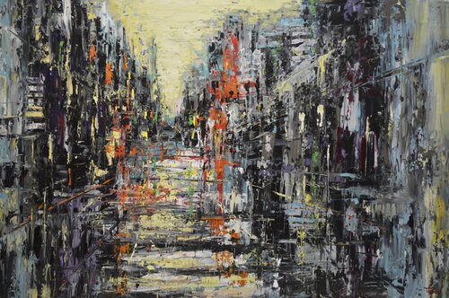 Ragged City von David Tycho, Malerei kaufen auf Singulart