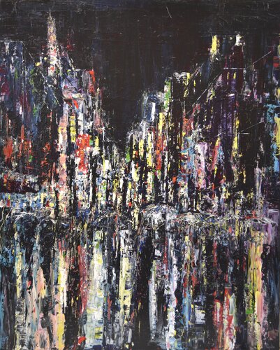 Ukiyo (the transient world) No. 7 by David Tycho, Painting for Sale on Singulart