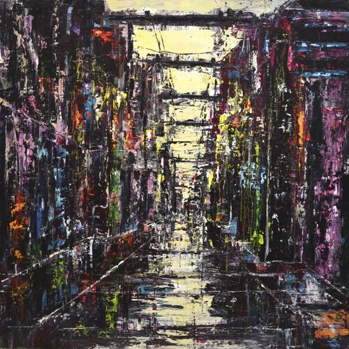 Alley by David Tycho, Painting for Sale on Singulart