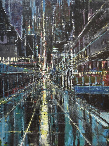 Urbania No. 17: Lockdown di David Tycho, Pittura in vendita su Singulart