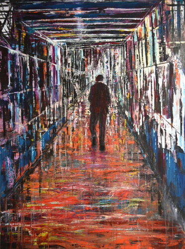The Corridor di David Tycho, Pittura in vendita su Singulart