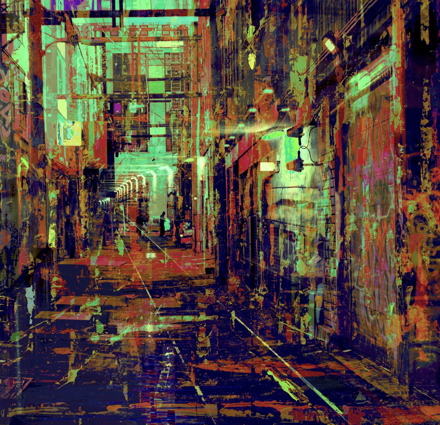 Subterranean Rhapsody in Red and Green David Tycho