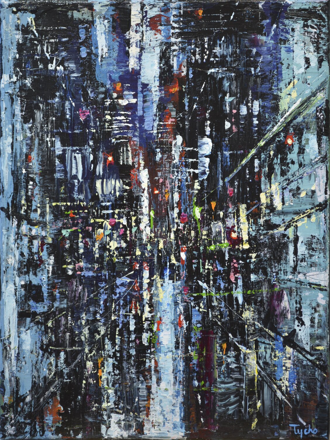 City in Blue David Tycho