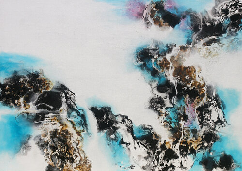 Stillness 春逸 van Calvin Chih-Hao Teng, Schilderij te koop op Singulart