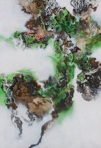 Vista 寒翠 di Calvin Chih-Hao Teng, Pittura in vendita su Singulart