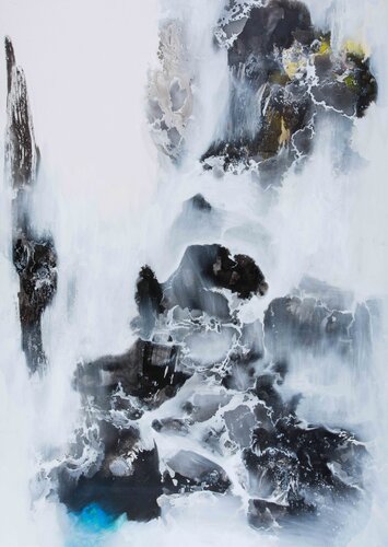 Indigo Dye 藍染 van Calvin Chih-Hao Teng, Schilderij te koop op Singulart