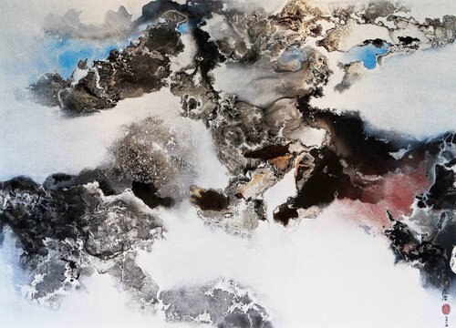 Virtuous Wander行雲 van Calvin Chih-Hao Teng, Schilderij te koop op Singulart