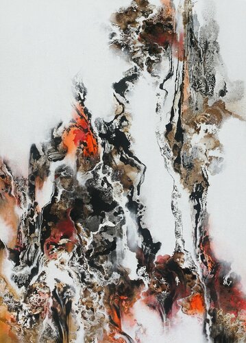 Fluidity  生滅 van Calvin Chih-Hao Teng, Schilderij te koop op Singulart