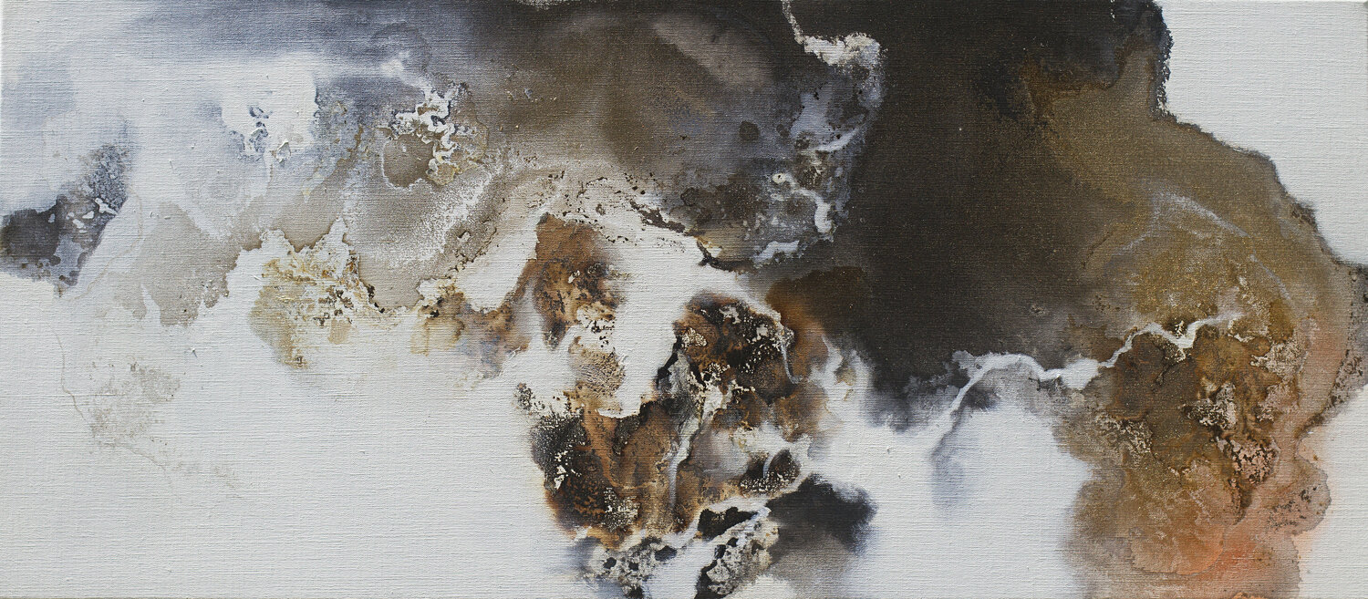 Modesty 微塵 Calvin Chih-Hao Teng Originalgemälde zu verkaufen