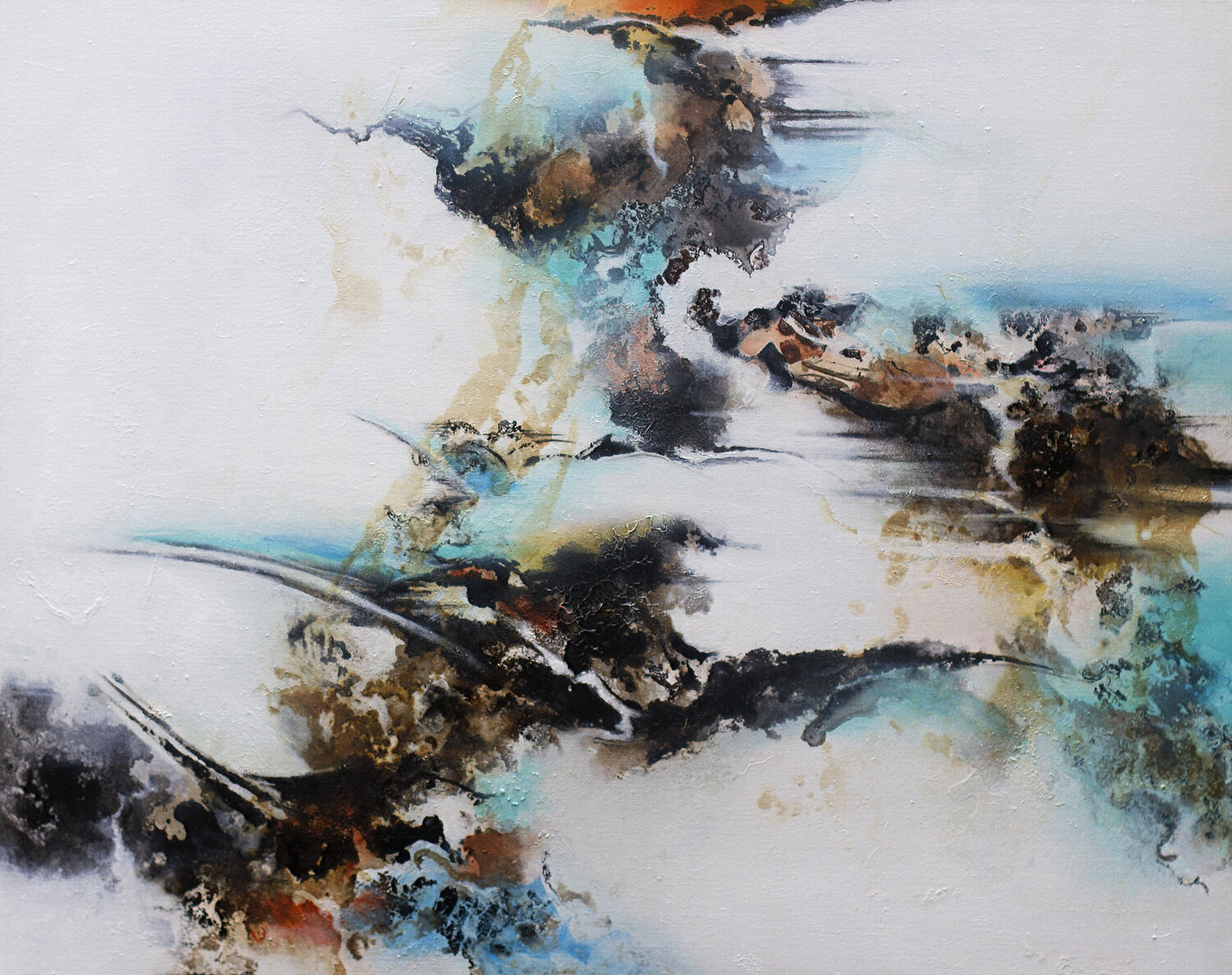 Alternation 流芳 Calvin Chih-Hao Teng Originalgemälde zu verkaufen