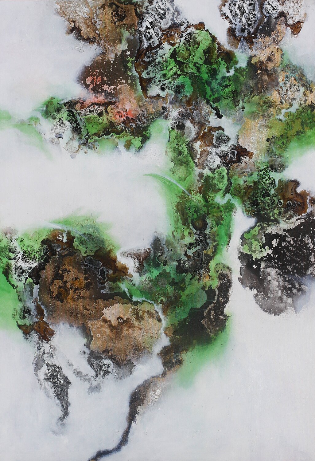 Vista 寒翠 Calvin Chih-Hao Teng Originalgemälde zu verkaufen