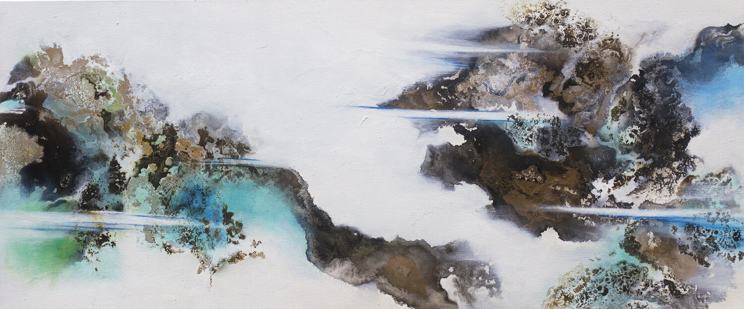 Equanimity 敬和 Calvin Chih-Hao Teng Originalgemälde zu verkaufen