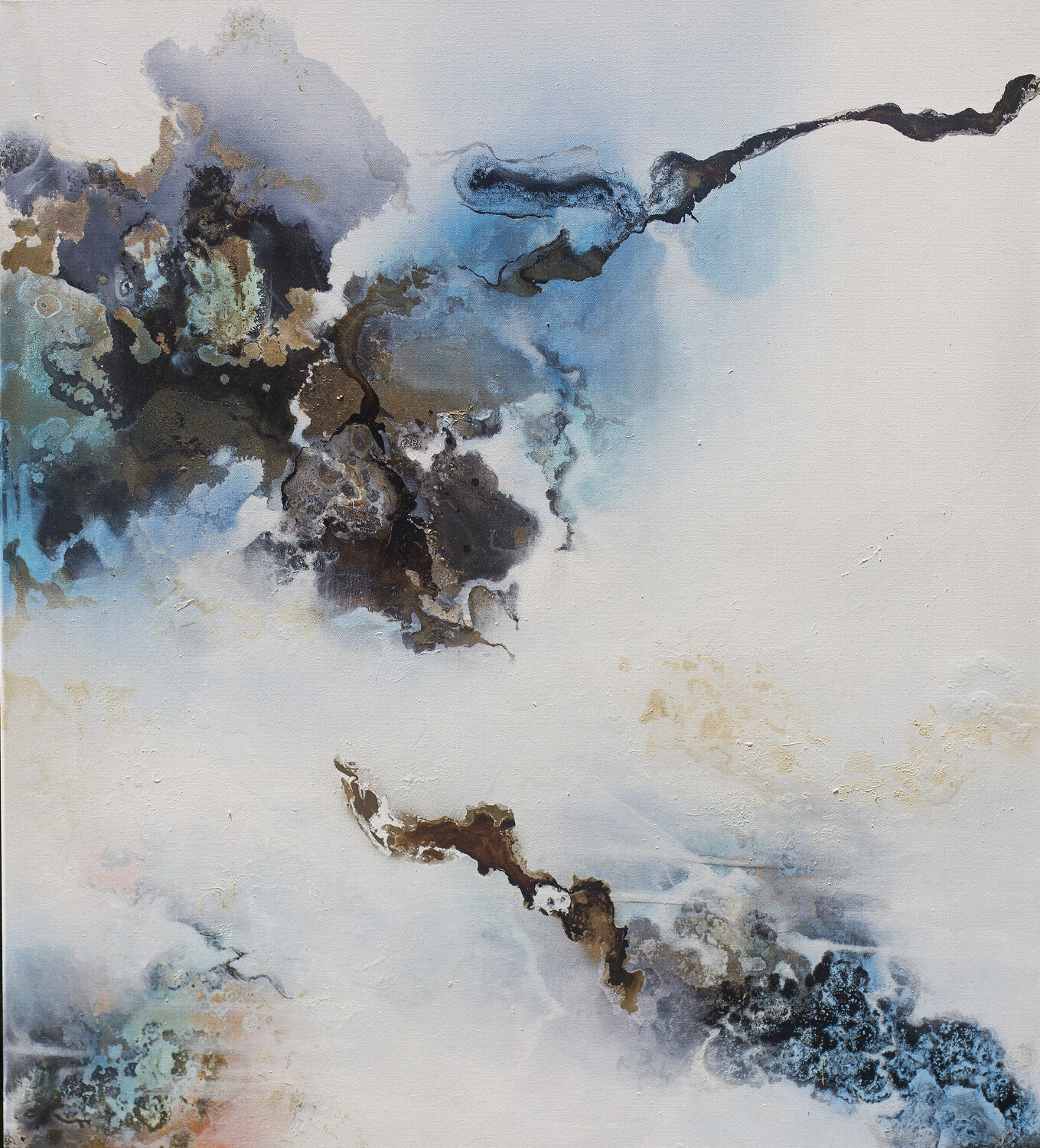 Serene 神清 Calvin Chih-Hao Teng Originalgemälde zu verkaufen