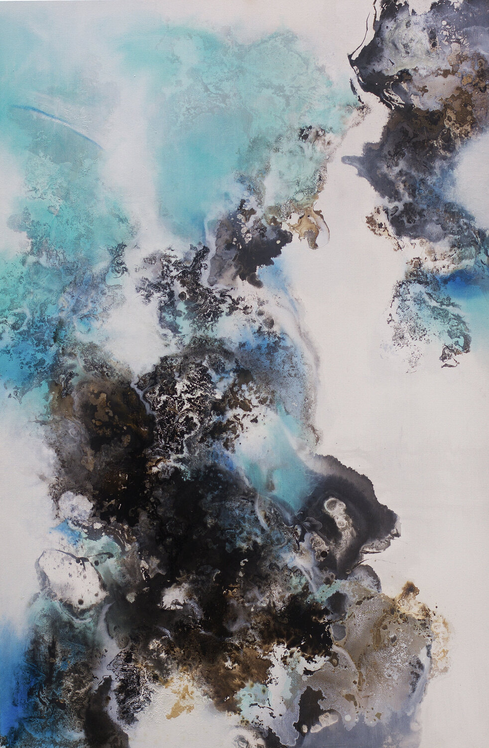Embrace 餘生 Calvin Chih-Hao Teng Originalgemälde zu verkaufen