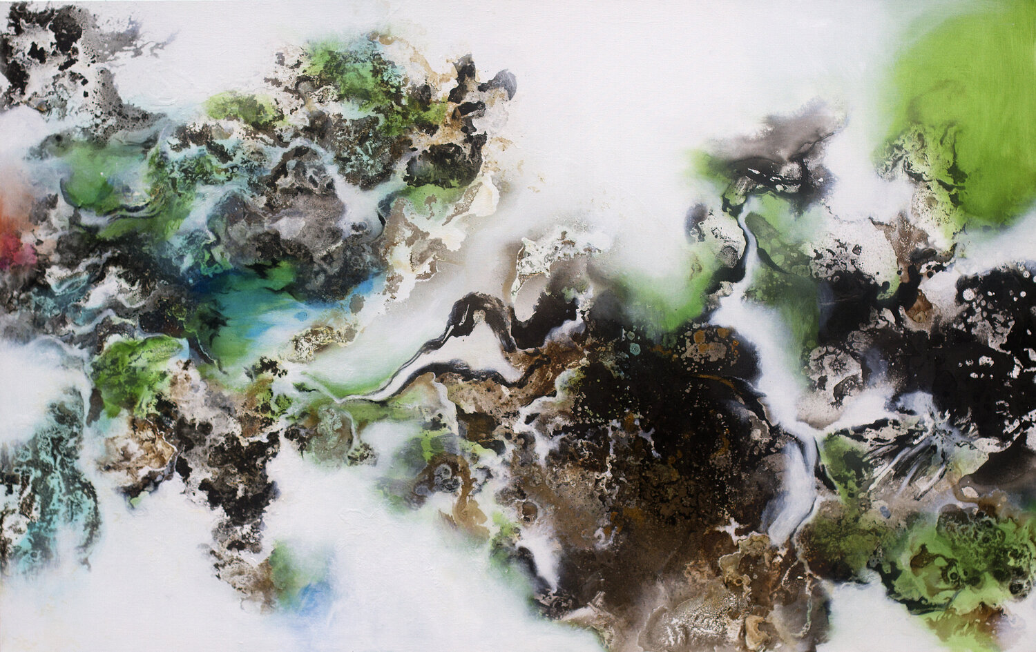 Emerielle 窈綠 Calvin Chih-Hao Teng Originalgemälde zu verkaufen