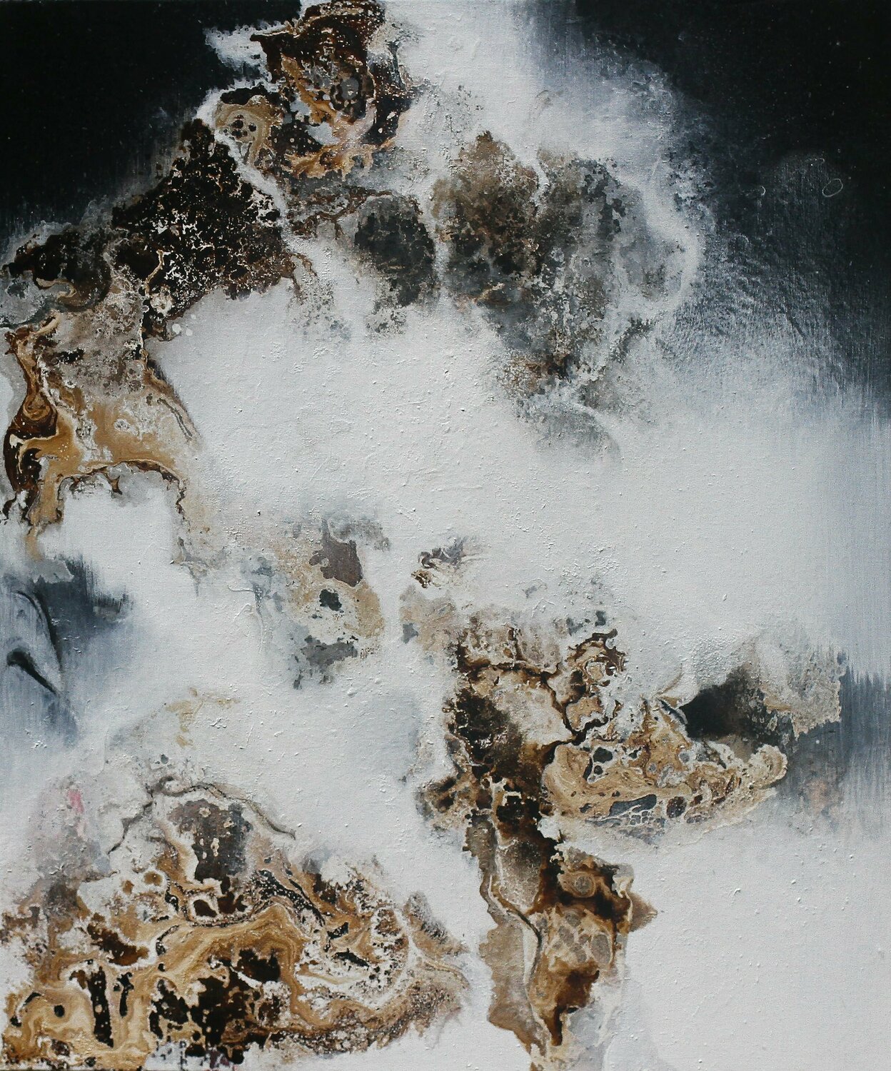 Cosmos  微塵 Calvin Chih-Hao Teng Originalgemälde zu verkaufen