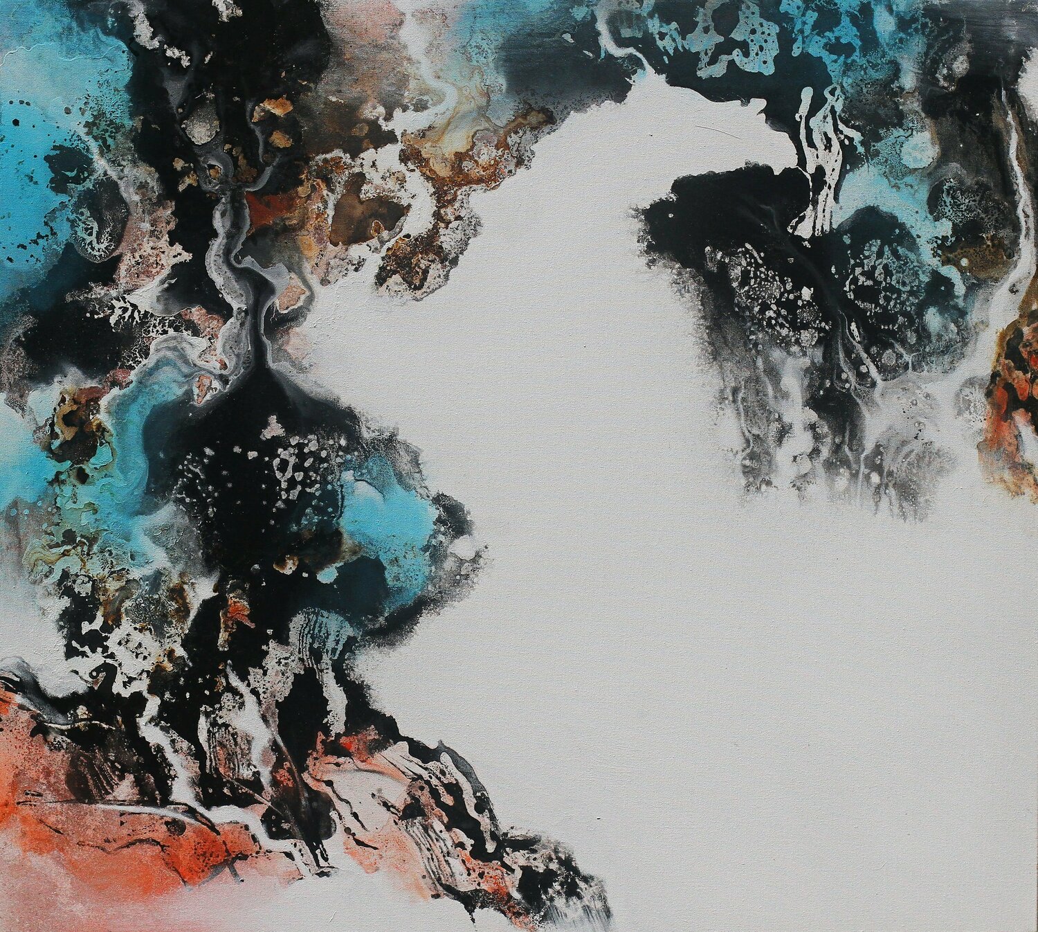 Accumulate  蓄勢 Calvin Chih-Hao Teng Originalgemälde zu verkaufen