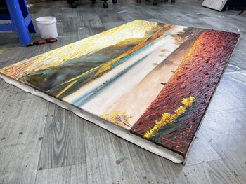 Dawn on the farm Quan Le