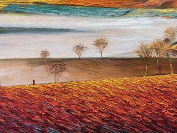 Dawn on the farm Quan Le
