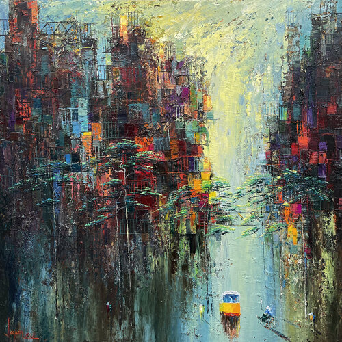 Spring Rain von Quan Le, Malerei kaufen auf Singulart
