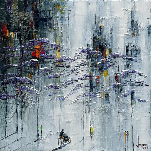 Foggy afternoon von Quan Le, Malerei kaufen auf Singulart