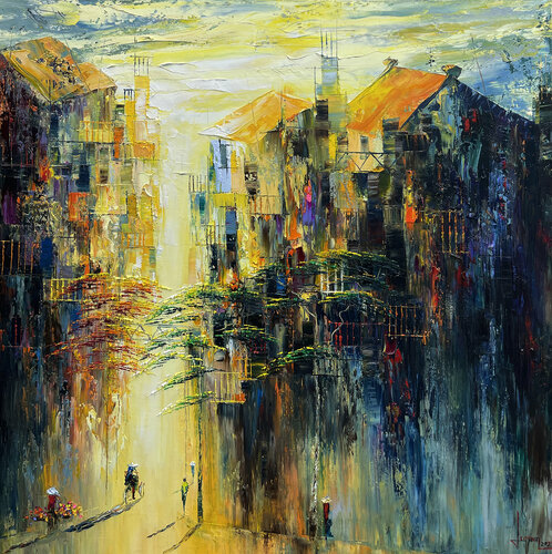 On My Way von Quan Le, Malerei kaufen auf Singulart