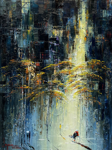 Sunny full autumn von Quan Le, Malerei kaufen auf Singulart