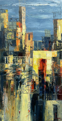 Sunny alley von Quan Le, Malerei kaufen auf Singulart