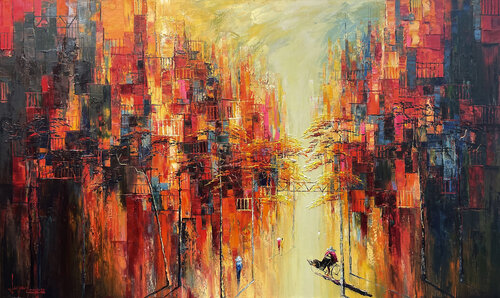 Brilliant summer di Quan Le, Pittura in vendita su Singulart