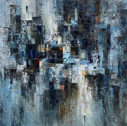 Street Rhythm # van Quan Le, Schilderij te koop op Singulart
