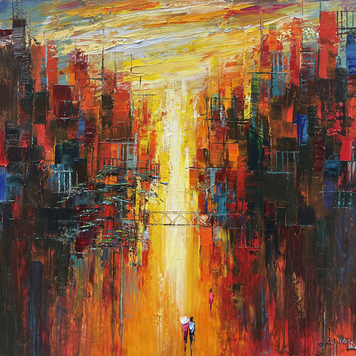 Miss the sun von Quan Le, Malerei kaufen auf Singulart