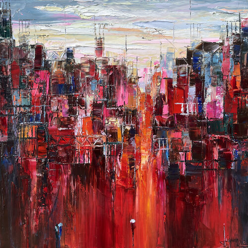 City van Quan Le, Schilderij te koop op Singulart