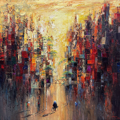 Honey sunlights von Quan Le, Malerei kaufen auf Singulart