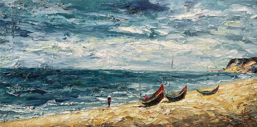 Remember the sea de Quan Le, Pintura a la venta en Singulart