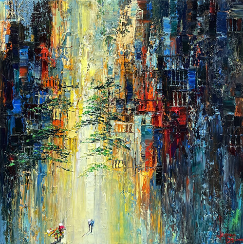 Autumn - Hanoi van Quan Le, Schilderij te koop op Singulart
